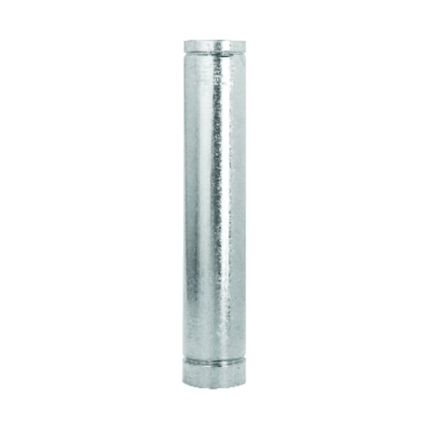 Selkirk 4 in. D X 24 in. L Aluminum Round Gas Vent Pipe 184024 Zoro